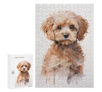 300 PCS Jigsaw Puzzles for Adults Teenagerss Cockapoo Portrait Adult Jigsaw Relax Games Improve Memory Unique Gifts for Birthday And Christmas 300 PCS