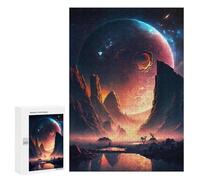 300 PCS Jigsaw Puzzles for Adults Teenagerss Cosmic Dream Landscape Adult Jigsaw Relax Games Improve Memory Unique Gifts for Birthday And Christmas 300 PCS