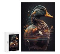 300 PCS Jigsaw Puzzles for Adults Teenagerss Duck Exposure Art Jigsaw Hands-on Game Hand Speed Race Unique Gifts for Birthday And Christmas 300 PCS