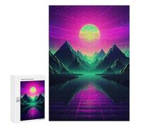 300 PCS Jigsaw Puzzles for Adults Teenagerss Ethereal Retrowave Odyssey Adult Jigsaw Relax Games Improve Memory Unique Gifts for Birthday And Christmas 300 PCS