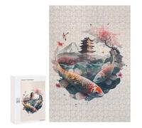 300 PCS Jigsaw Puzzles for Adults Teenagerss Japanese Iconic 1 Adult Jigsaw Relax Games Improve Memory Unique Gifts for Birthday And Christmas 300 PCS