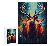 300 PCS Jigsaw Puzzles for Adults Teenagerss Married Giraffe 2 Adult Jigsaw Relax Games Improve Memory Unique Gifts for Birthday And Christmas 300 PCS