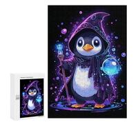 300 PCS Jigsaw Puzzles for Adults Teenagerss Penguin Bubble Wizard Jigsaw Puzzle Toy Wall Decor Wall Art Birthday And Unique Gifts 300 PCS