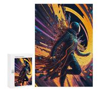300 PCS Jigsaw Puzzles for Adults Teenagerss Quantum Leap The Astronaut's Odyssey -1 Teenagers Puzzles Family Game Staycation Kill Time Parent-child Interaction 300 PCS