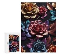 300 PCS Jigsaw Puzzles for Adults Teenagerss Rose Colorful 3d Jigsaw Puzzle Toy Wall Decor Wall Art Birthday And Unique Gifts 300 PCS
