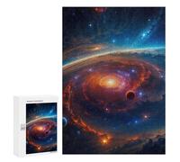 300 PCS Jigsaw Puzzles for Adults Teenagerss Space Nebula Galaxy Jigsaw Hands-on Game Hand Speed Race Unique Gifts for Birthday And Christmas 300 PCS