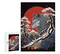 300 PCS Jigsaw Puzzles for Adults Teenagerss Wolf Japan Jigsaw Puzzle Toy Wall Decor Wall Art Birthday And Unique Gifts 300 PCS