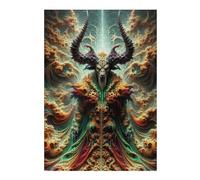 300 PCS Jigsaw Puzzles for Adults The Fractal Guardian Adult Jigsaw Puzzle Brain Teaser Game Difficult Challenge Difficult And Challenge 300 PCS