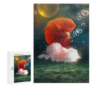 300 PCS Jigsaw Puzzles for Adults The Lovely Cockerel Jigsaw for Adults Relax Games Hand Speed Race for Is Ideal As A Gift 300 PCS