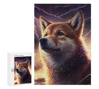 300 PCS Jigsaw Puzzles for Adults Thundering Canine Majesty -24 Adult Puzzles Toy Wall Decor But Fun And Humorous Parent-child Interaction 300 PCS