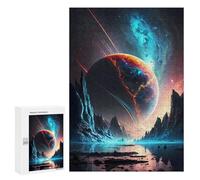 300 PCS Jigsaw Puzzles for Adults Universe Valley Landscape Jigsaw for Adults Relax Games Hand Speed Race for Is Ideal As A Gift 300 PCS