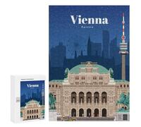300 PCS Jigsaw Puzzles for Adults Visit Vienna Puzzle for Adults Anti-Stress Toys A Work of Art Difficult And Challenge 300 PCS
