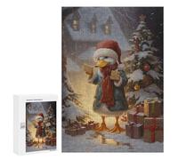 300 PCS Jigsaw Puzzles for Adults Xmas Duck Jigsaw for Adults Relax Games Hand Speed Race for Is Ideal As A Gift 300 PCS