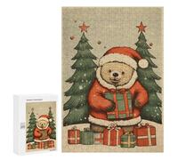300 PCS Jigsaw Puzzles for Adults Xmas Gifts for Bear Jigsaw for Adults Relax Games Hand Speed Race for Is Ideal As A Gift 300 PCS