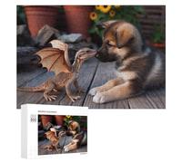 300 PCS Jigsaw Puzzles for Teenagerss A Magical Encounter Teenagers Puzzles Brain Teaser Game Enhance Memory Christmas Birthday Gifts 300 PCS