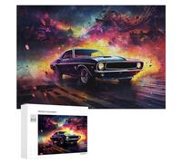 300 PCS Jigsaw Puzzles for Teenagerss Abstract American Muscle Teenagers Puzzles Brain Teaser Game Enhance Memory Christmas Birthday Gifts 300 PCS