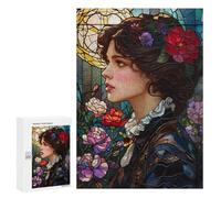 300 PCS Jigsaw Puzzles for Teenagerss Beautiful Woman Puzzles for Adults DIY Toys Difficult Challenge Stress Reduction Gifts 300 PCS