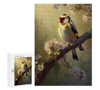 300 PCS Jigsaw Puzzles for Teenagerss Bird Goldfinch Beautiful Puzzles for Adults Brain Teaser Game Analysis And Logic Christmas Birthday Gifts 300 PCS