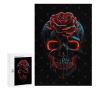 300 PCS Jigsaw Puzzles for Teenagerss Celebrate Life Sugar Skull Puzzle for Adults Relaxing Games Improve Memory Fun Activities at Home 300 PCS