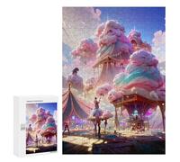 300 PCS Jigsaw Puzzles for Teenagerss Cloud Fantasy Circus Puzzle for Adults Relaxing Games Improve Memory Fun Activities at Home 300 PCS