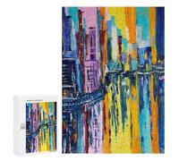 300 PCS Jigsaw Puzzles for Teenagerss Colorful Lake District Puzzle For Teenagerss Difficult Challenge Educational Challenge Family Fun & Game Night 300 PCS