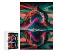 300 PCS Jigsaw Puzzles for Teenagerss Cosmic Gateway Reflections Jigsaw for Adults Hands-on Game Difficult Hard Unique Birthday And Gifts 300 PCS