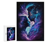 300 PCS Jigsaw Puzzles for Teenagerss Cosmic Love Connection Puzzle For Teenagerss Difficult Challenge Educational Challenge Family Fun & Game Night 300 PCS