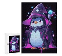 300 PCS Jigsaw Puzzles for Teenagerss Cute Magical Penguin Jigsaw for Adults Hands-on Game Difficult Hard Unique Birthday And Gifts 300 PCS