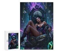 300 PCS Jigsaw Puzzles for Teenagerss Dark Fantasy Queen Puzzle For Teenagerss Difficult Challenge Educational Challenge Family Fun & Game Night 300 PCS