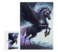 300 PCS Jigsaw Puzzles for Teenagerss Evil Unicorn Magic Puzzles for Adults DIY Toys Difficult Challenge Stress Reduction Gifts 300 PCS