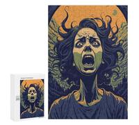 300 PCS Jigsaw Puzzles for Teenagerss Fear Puzzles for Adults DIY Toys Difficult Challenge Stress Reduction Gifts 300 PCS