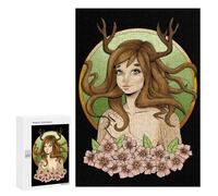 300 PCS Jigsaw Puzzles for Teenagerss Flower Phlox Reindeer Adult Jigsaw Puzzle Family Games Improve Memory Help The Brain Exercise 300 PCS