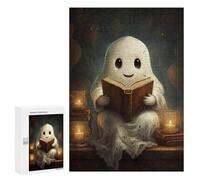 300 PCS Jigsaw Puzzles for Teenagerss Ghost Reading Book Puzzle For Teenagerss Difficult Challenge Educational Challenge Family Fun & Game Night 300 PCS