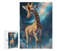 300 PCS Jigsaw Puzzles for Teenagerss Giraffe in Fantasy Land Jigsaw Puzzle Toy Wall Decor Difficult Hard Unique Birthday And Xmas Gifts 300 PCS