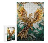 300 PCS Jigsaw Puzzles for Teenagerss Jigsaw Abstract Phoenix Adult Jigsaw Brain Teaser Game Hand Speed Race Stress Reduction Gifts 300 PCS