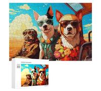 300 PCS Jigsaw Puzzles for Teenagerss Jigsaw Canine Pilots in Flight Gear Jigsaw Hands-on Game Improve Memory for Birthday, Chrismas 300 PCS