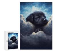 300 PCS Jigsaw Puzzles for Teenagerss Jigsaw Cloudy Dreams Puppy Serenity -1 Jigsaw Hands-on Game Improve Memory for Birthday, Chrismas 300 PCS