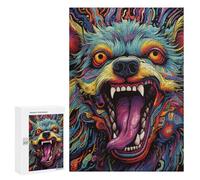 300 PCS Jigsaw Puzzles for Teenagerss Jigsaw Colorful Bear Portrait -4 Jigsaw Hands-on Game Improve Memory for Birthday, Chrismas 300 PCS