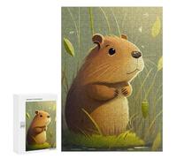 300 PCS Jigsaw Puzzles for Teenagerss Jigsaw Cute Capybara Animal Adult Jigsaw Puzzle Hands-on Game Hand Speed Race for Birthday, Chrismas 300 PCS