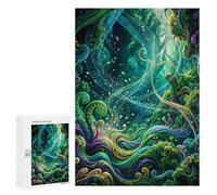 300 PCS Jigsaw Puzzles for Teenagerss Jigsaw Enchanted Forest A Whimsical Dreamscape Jigsaws for Adults Family Games For Family Fun Deal As Gifts for The Whole Family 300 PCS