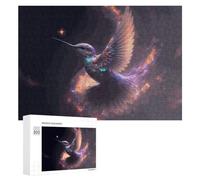 300 PCS Jigsaw Puzzles for Teenagerss Jigsaw Enchanted Hummingbird Flight Jigsaw Hands-on Game Improve Memory for Birthday, Chrismas 300 PCS
