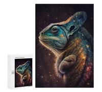 300 PCS Jigsaw Puzzles for Teenagerss Jigsaw Galactic Lizard Art Print-22 Jigsaws for Adults Family Games For Family Fun Deal As Gifts for The Whole Family 300 PCS