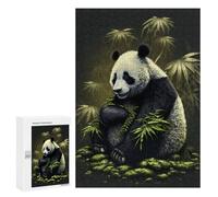 300 PCS Jigsaw Puzzles for Teenagerss Jigsaw Giant Panda in Bamboo Forest Adult Jigsaw Brain Teaser Game Hand Speed Race Stress Reduction Gifts 300 PCS