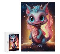 300 PCS Jigsaw Puzzles for Teenagerss Jigsaw Magical Baby Dragon Artwork -1 Puzzle for Adults Relax Games Improve Memory for Birthday, Chrismas 300 PCS