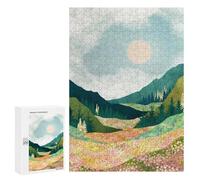 300 PCS Jigsaw Puzzles for Teenagerss Jigsaw Spring Flower Vista Jigsaws for Adults Family Games For Family Fun Deal As Gifts for The Whole Family 300 PCS