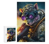 300 PCS Jigsaw Puzzles for Teenagerss Jigsaw Steampunk Rat Soldier Jigsaw Hands-on Game Improve Memory for Birthday, Chrismas 300 PCS