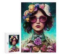 300 PCS Jigsaw Puzzles for Teenagerss Jigsaw Whimsical Garden Portrait Jigsaw Hands-on Game Improve Memory for Birthday, Chrismas 300 PCS