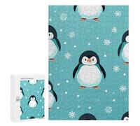 300 PCS Jigsaw Puzzles for Teenagerss Jigsaw Winter Penguin Pattern Jigsaw Hands-on Game Improve Memory for Birthday, Chrismas 300 PCS