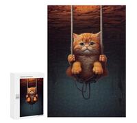 300 PCS Jigsaw Puzzles for Teenagerss Kitten Jigsaw for Adults Hands-on Game Difficult Hard Unique Birthday And Gifts 300 PCS