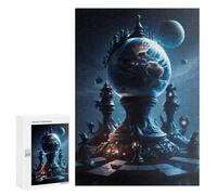 300 PCS Jigsaw Puzzles for Teenagerss Magical Chessboard Realm Jigsaw Puzzle Toy Wall Decor Difficult Hard Unique Birthday And Xmas Gifts 300 PCS